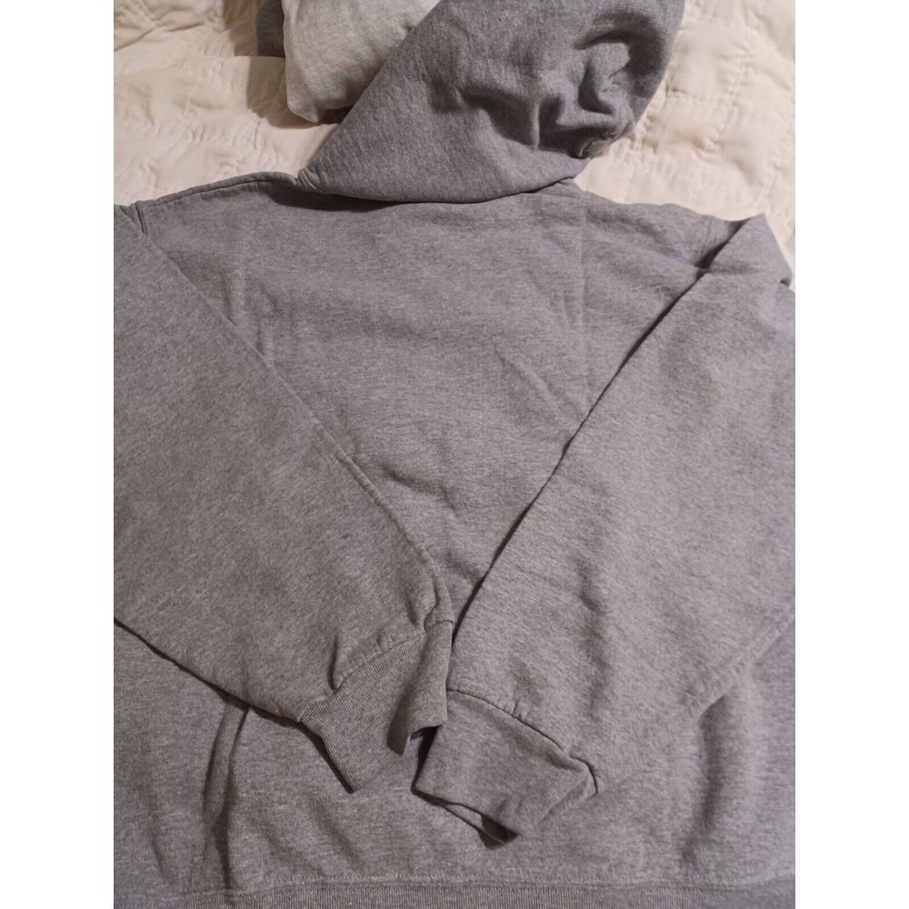 Vintage 90s Ithaca College Sweatshirt Pullover Men's Size Medium Hoodie Gray - Picture 3 of 6
